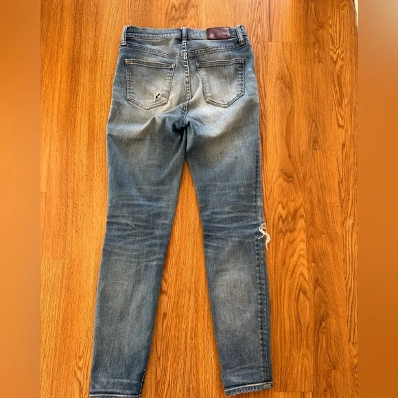 Madewell High Riser Blue Skinny Jeans - Picture 7 of 8